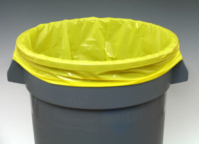 55-60 Gallon Orange Trash Bags, 1.2 Mil