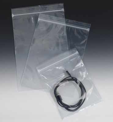 100 Clear Cello Bags, 2.75 X 3.75 Inch HANG TOP: Resealable for