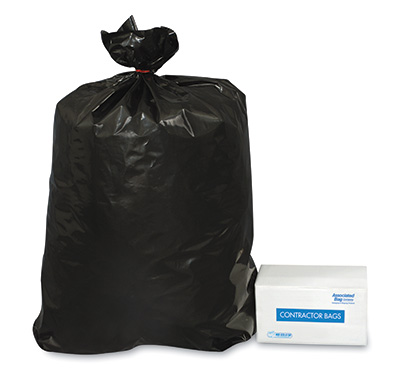 FLEX-O-BAG Trash Can Liners and Contractor Bags, 13 gal, 1.25 mil, 24 in X
