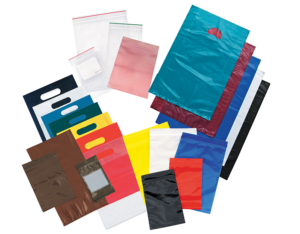 Group of different colored bags provided by Associated Bag Company