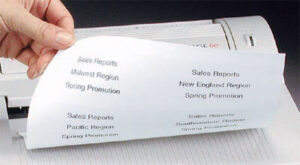 Laser and Inkjet Printer Labels - White