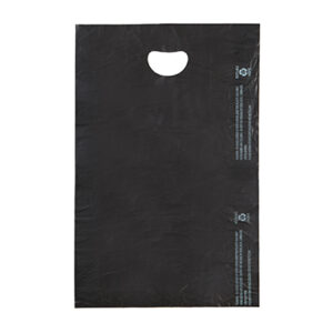High Density Polyethylene Gusseted Merchandise Bags with Die-Cut Handle