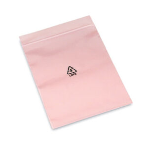 Anti-Static Zipper Bag with Recycle Symbol - 4 Mil