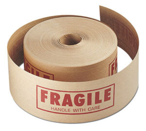 Reinforced Kraft Carton Sealing Tan Tape with Print - #260 Grade