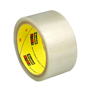 Scotch® Hot Melt Adhesive Box Sealing Tape 371 - 1.9 Mil