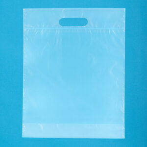 Tote Bags with Die-Cut Handle and Bottom Gusset