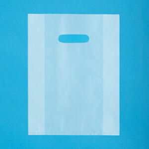 Frosted High Density Polyethylene Gusseted Merchandise Bags - 3 Mil