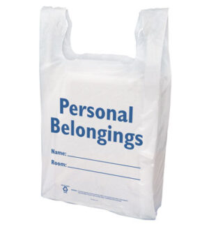 High Density Polyethylene Personal Belongings T-Shirt Bag - .7 Mil