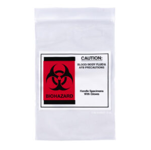 Infectious Waste and Biohazard Zipper Bags - 2 Mil