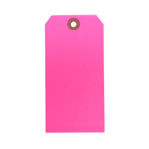 Fluorescent Paper Tags without Ties
