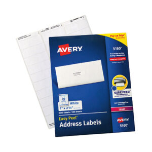 Avery® Easy Peel® Laser Printer Labels - White