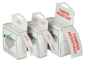 Secure Lock Tamper Resistant Labels