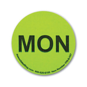 Days Of the Week Labels
