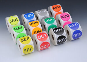 Monthly Circular Inventory Label Packs
