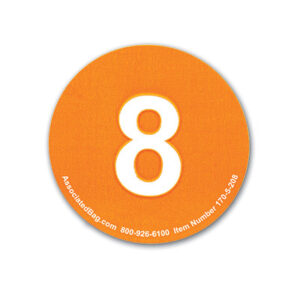 Number Inventory Labels - 2" Round