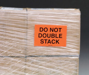 Do Not Double Stack Label