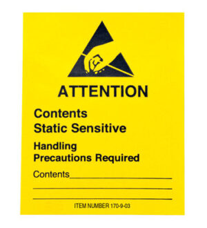 Anti-Static Warning Labels