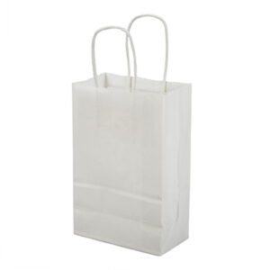 White Paper Bags with Handles
