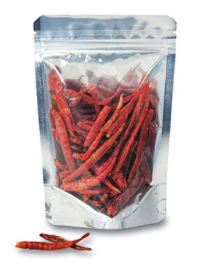 Stand-Up Barrier Zipper Pouches with Metalized Back - 4 Mil