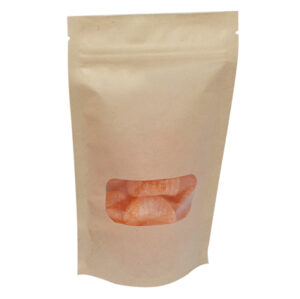 Kraft Stand-Up Barrier Zipper Pouch with Window