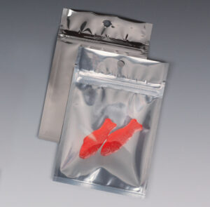 Barrier Zipper Pouches with Silver Metalized Back