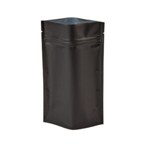 Stand-Up Barrier Zipper Pouches - Matte Black