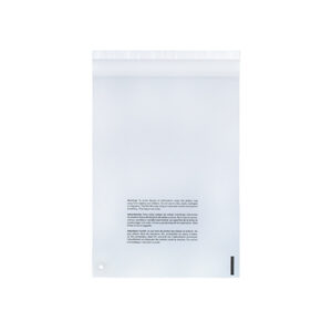 Resealable Bags with Vent Hole and Suffocation Warning