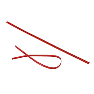 Plastic Twist Ties - 7 inches, Red