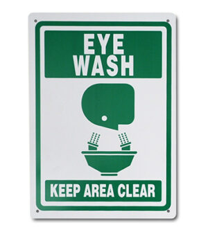 Plastic Eyewash Signs - 60 Mil