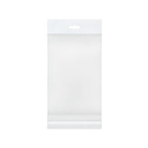 Polypropylene Bags with White Header and Resealable Bottom - 1.6 Mil