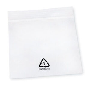 Our Own Brand Zipper Bags with Recycle Symbol Print - 2 Mil