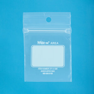 Our Own Brand Write-on® Zipper Bags with Hang Hole - 2 Mil