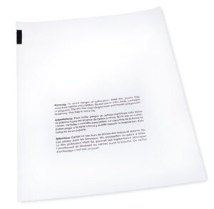 Flat Bags with Suffocation Warning - 1 Mil