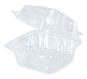 Compostable PLA Clamshell Food Container