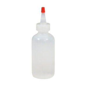 Boston Round Bottles with Yorker Caps - Natural - 4 oz., Natural