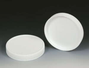Replacement Caps for Wide-Mouth Jars - White
