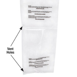 Bags with Suffocation Warning and Vent Hole for Autobag® Machines