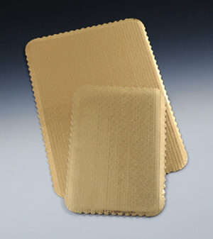 Rectangular Bakery Pads - Gold