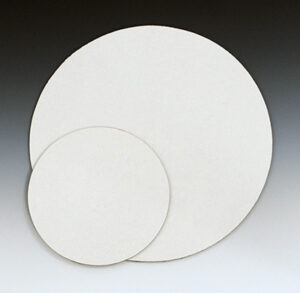 Round Bakery Pads - White