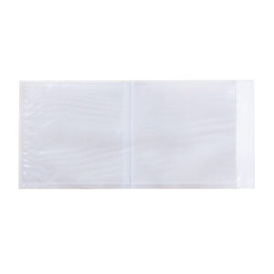 Front-Loading Clear Press-On Envelopes with Overlip