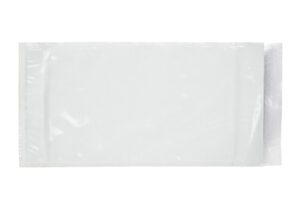 Front-Loading Clear Press-On Envelopes with Overlip and Slit Release Paper