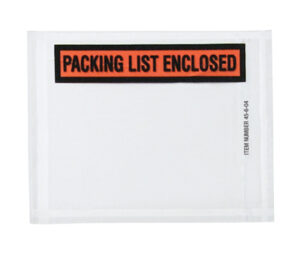 High Density Polyethylene Packing List Enclosed Envelopes