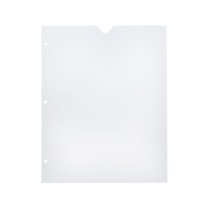 3-Ring Polyethylene Sheet Protector - 6 Mil