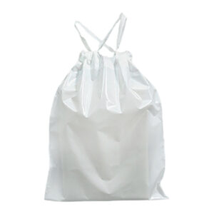 White Flat Drawtape Bags - 1.75 Mil