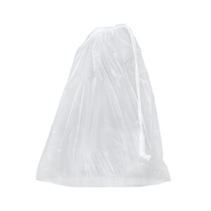 Gusseted Single Drawstring Bags - 2 Mil