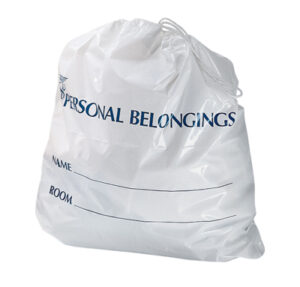 Personal Belongings Tote Bag with Single Drawstring - 2 Mil