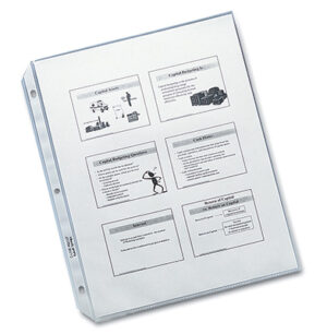 3-Ring Polypropylene Sheet Protector