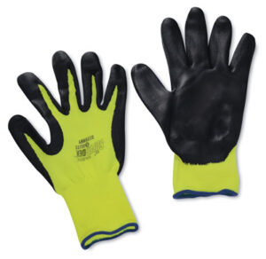 High Visibility Nitrile Coated Gloves