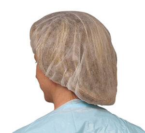 Non-Woven Bouffant Caps - White