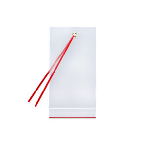 Minigrip® Red Line™ Tie-on Zipper Bags with Eyelet - 4 Mil